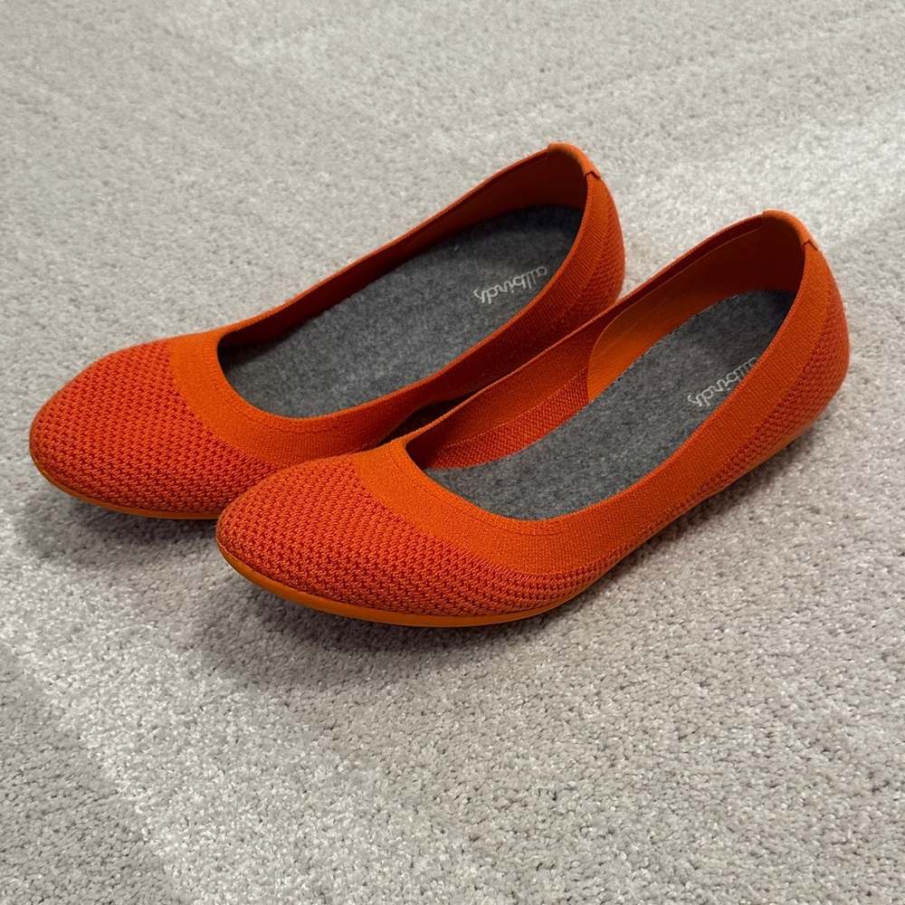 Allbirds women‘s tree breezer orange flats